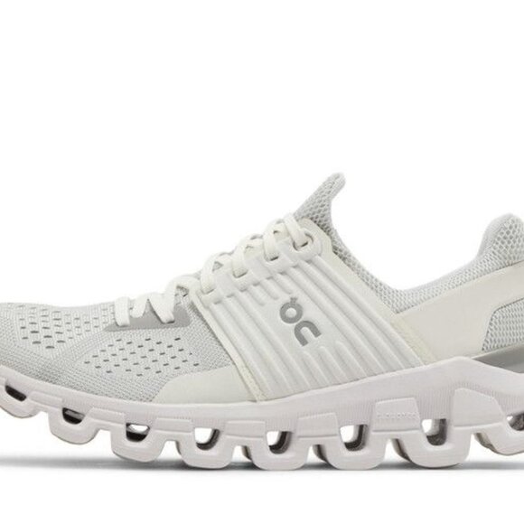 On Running Shoes - On Women's Gray Galcier Cloudswift 3 Mesh Athletic Running Shoes Size 10
